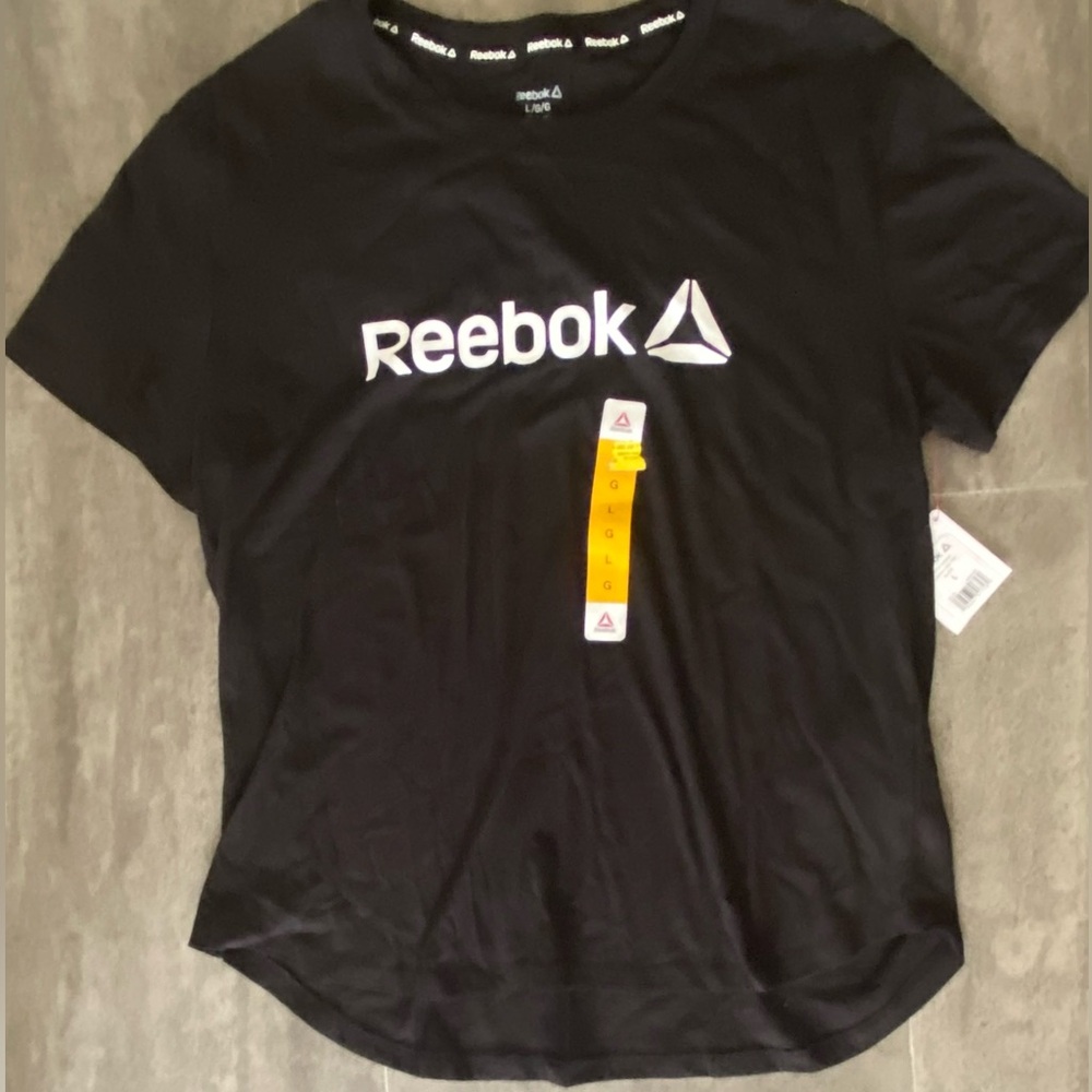 Reebok Black Crew Neck Tee
